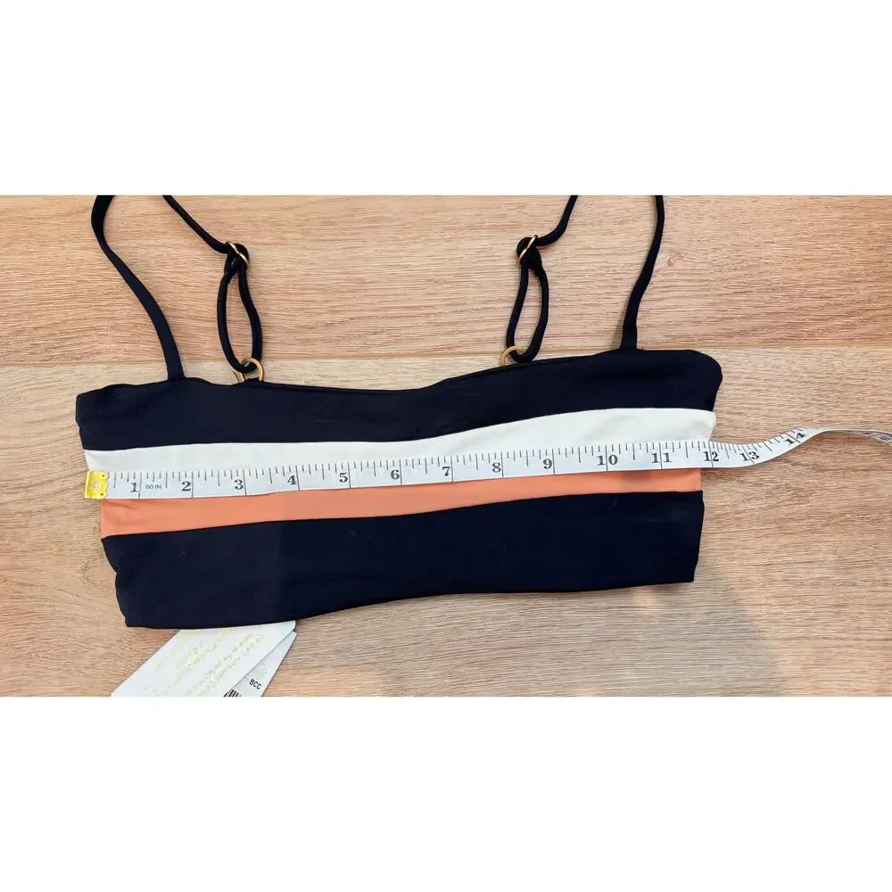 Anthropologie x L*Space Rebel Color Block Bikini Top NWT Size Small